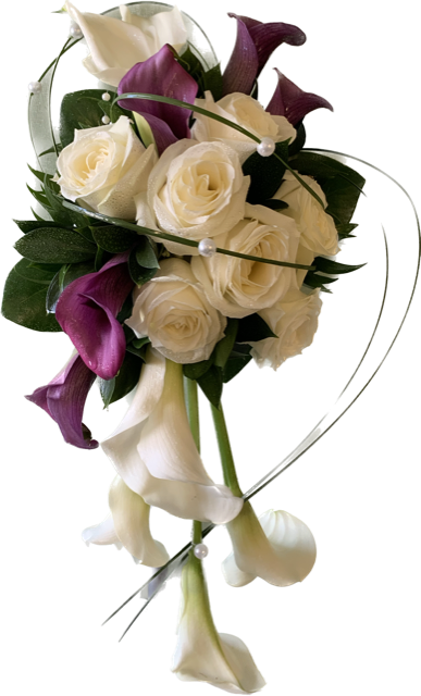 Modern Calla Lily shower bouquet