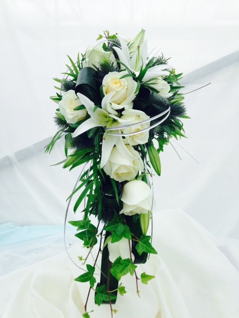 Rose and Lily Shower Bouquet