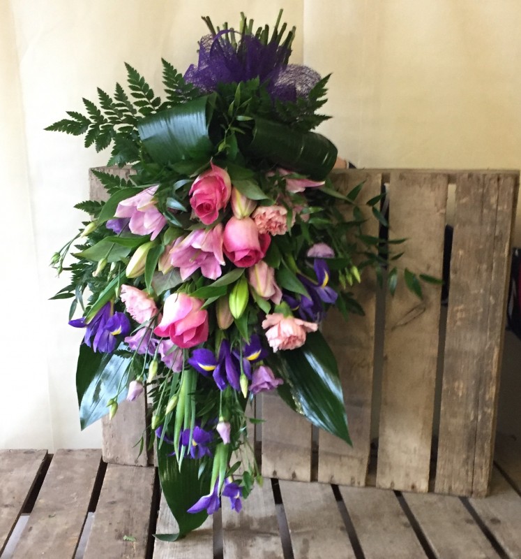 Pink and Purple Tied Sheaf