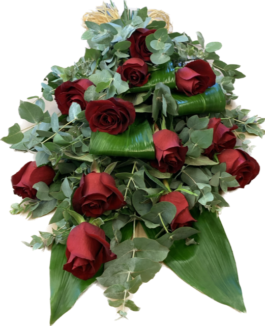 12 Rose Tied sheaf