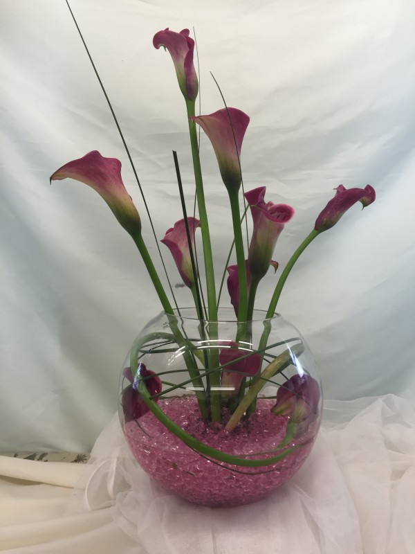 Pink Calla Lily Arrangement