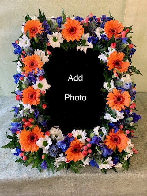 Loose Flower Picture Frame