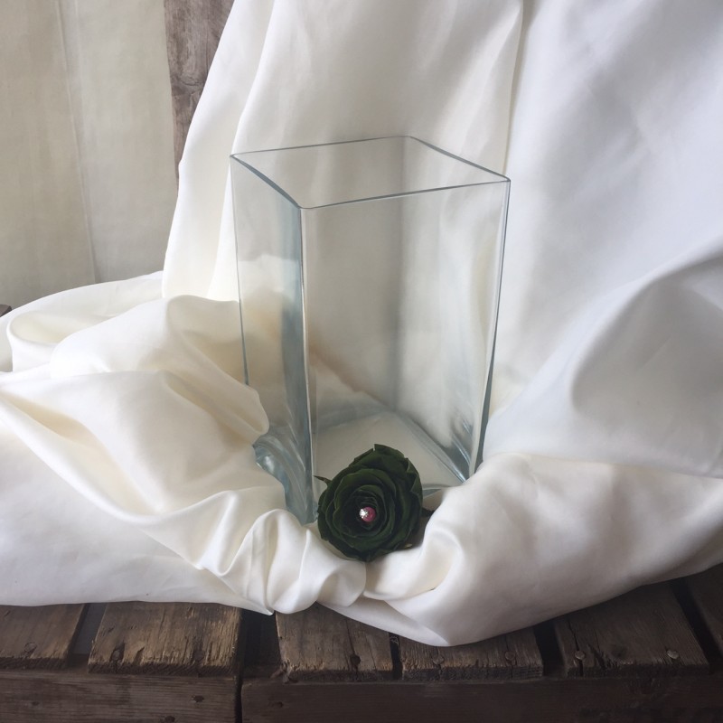 Tall Square Vase