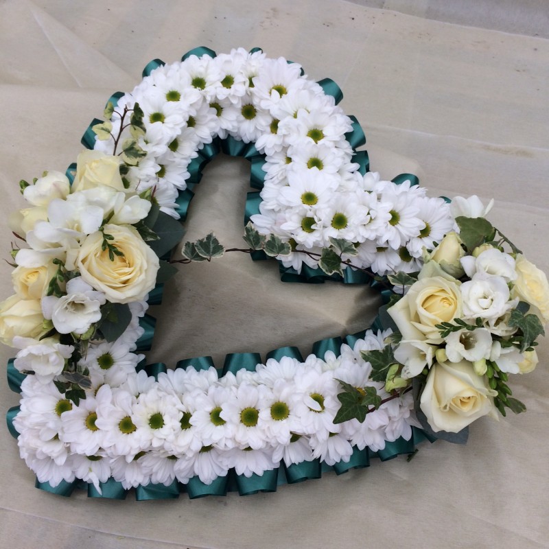 White Open Heart
