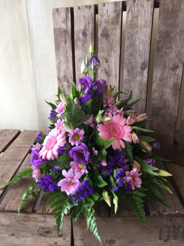 Pink and Purple Posy Arrangement
