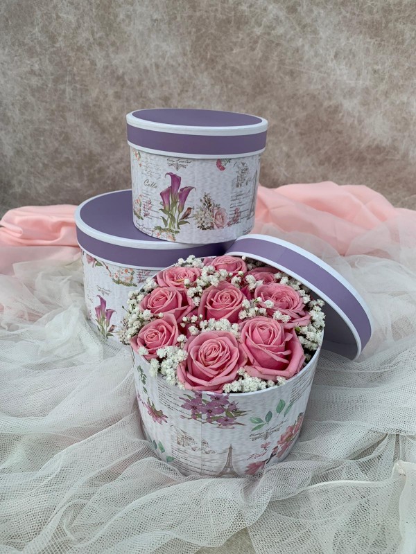 Rose Hat Box